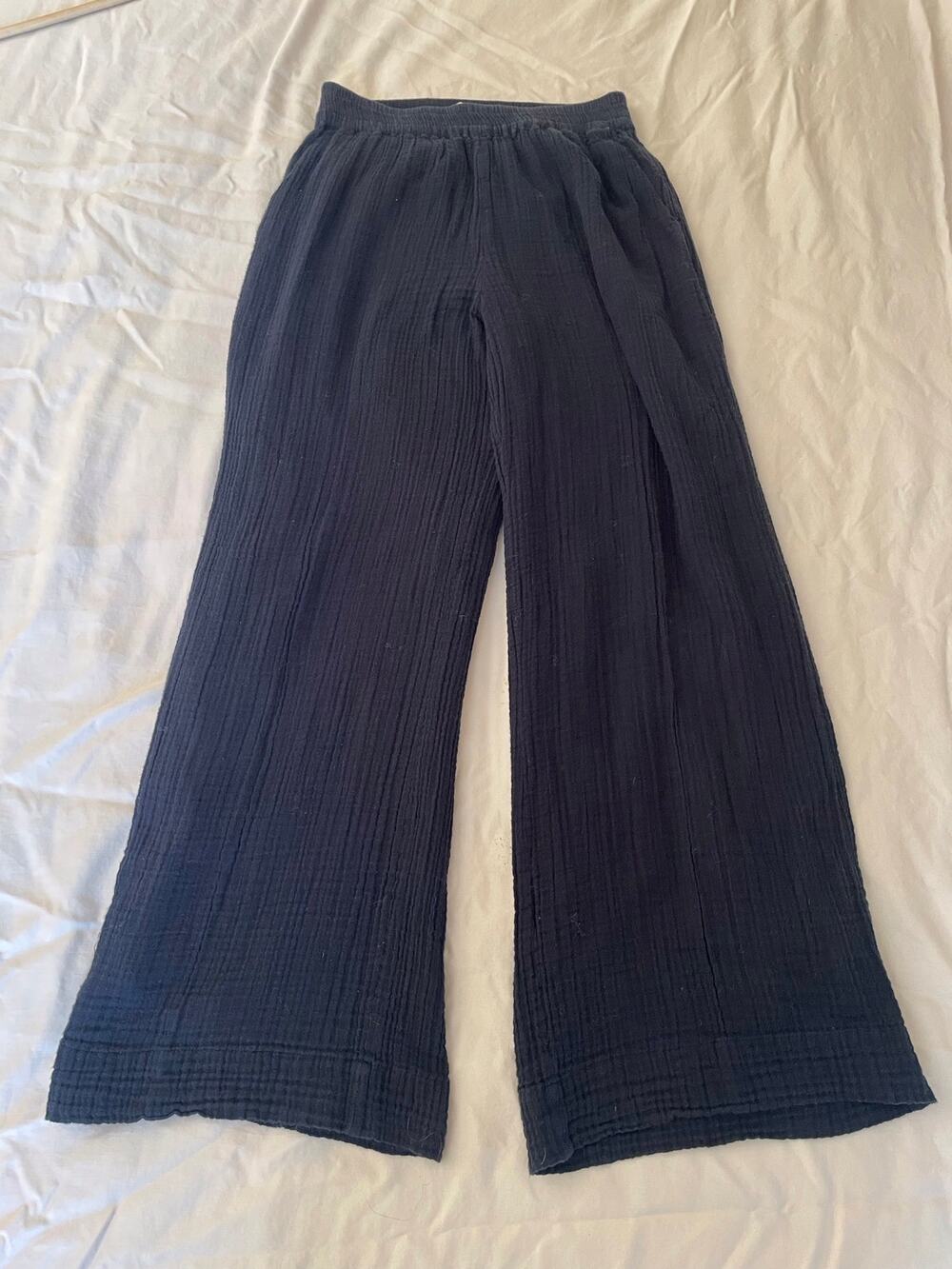 Abercrombie & Fitch Waffle Knit Cozy Soft Girl Loungewear Pull Pants Small